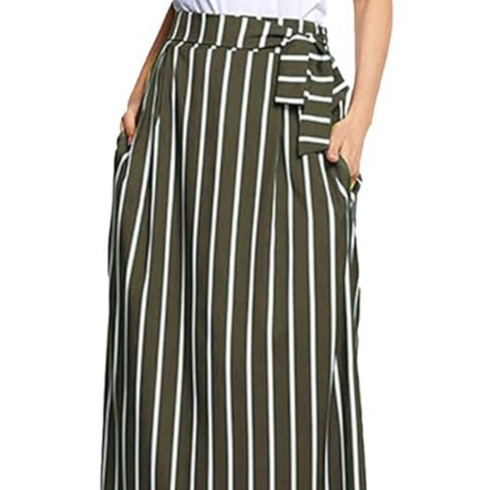 Modern Elegant Striped Skirt